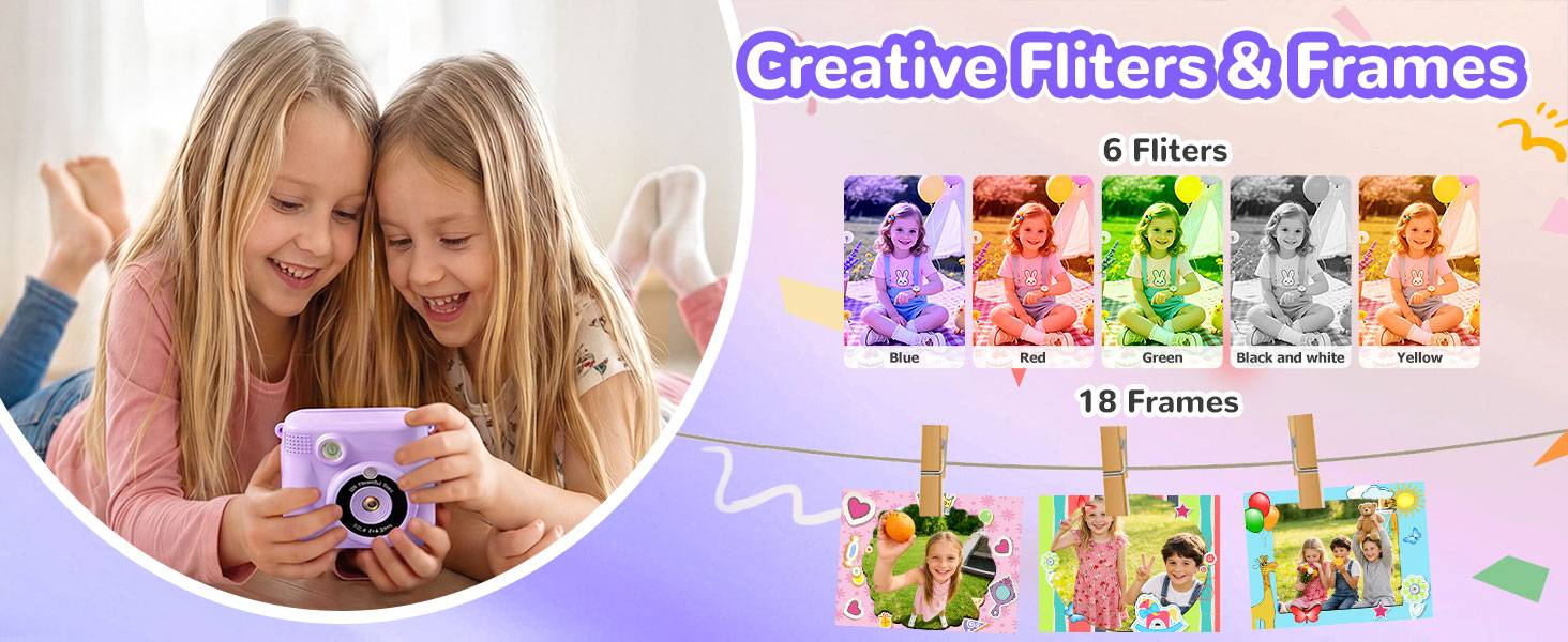kids instant print camera