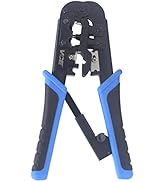 VCE RJ45 RJ11/RJ12 RJ22 Ethernet Crimp Tool Crimper Cutter Stripper All-in-one Multi-Tool for Net...