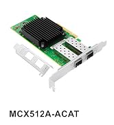 Vogzone 25GBE Dual-Port SFP28 Network Interface Card with Mellanox CONNECTX-5 EN Chipset, PCI Exp...
