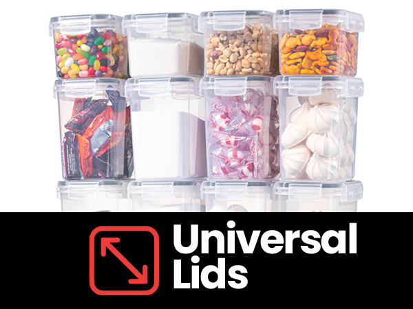 Oizeir kitchen and pantry organization containers 24pk