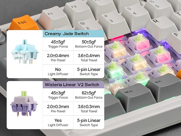 RT85 Wireless Gaming Keyboard