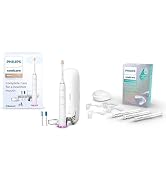 Philips Sonicare DiamondClean Smart 9500 Electric Toothbrush (White) + the New Teeth Whitening Kit