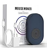 ERGOPOLLO Mouse Jiggler, Undetectable Mouse Mover Wiggler Shaker with Drive Free USB Port Simulat...