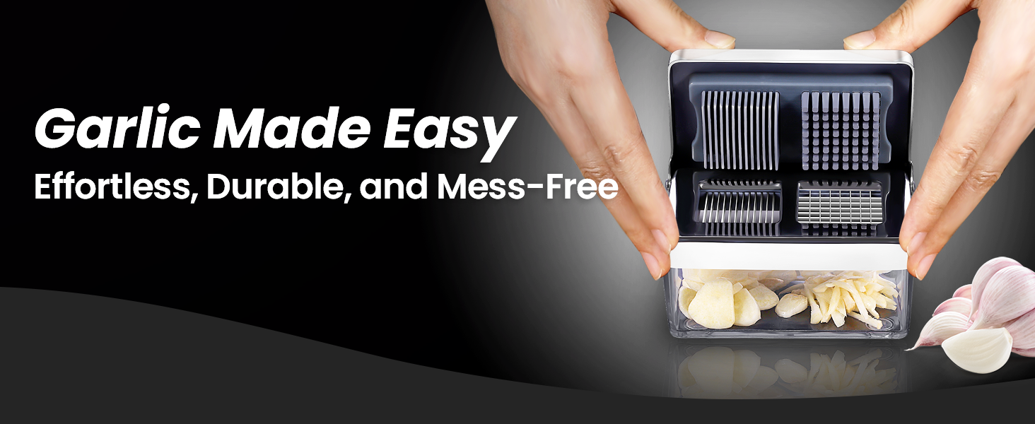 Garlic Made Easy-Effortless, Durable, and Mess-Free
