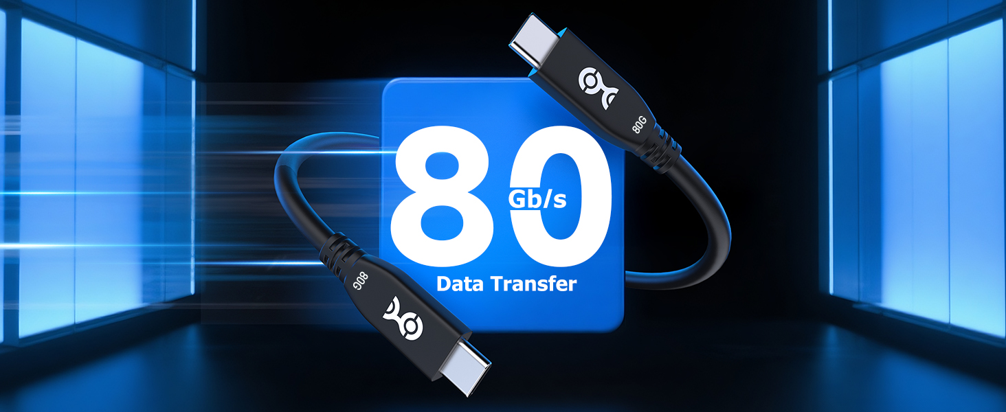 Cable Matters USB4 cable with 240W power delivery for high-performance devices