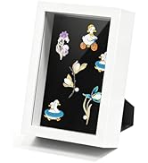 Lapel Pin Display Case, 4x6 Shadow Box Frame for Walls and Desktops,Shadow Box for Pins, Enamel P...