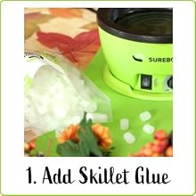 surebonder,skillet,glue skillet