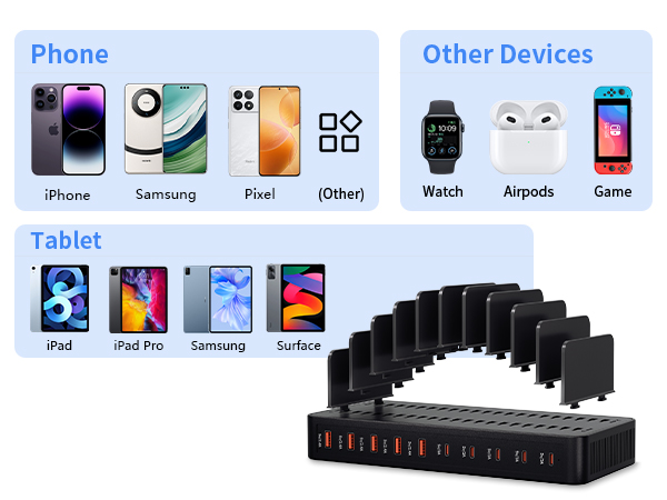 usb c charging station