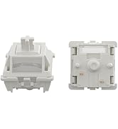 Gateron Smoothie Linear Keyboard Switch,5-pin 40gf 22mm Dual-Stage Spring Pre-lubed Full POM Key ...