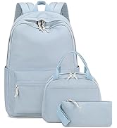 Bluboon School Backpack Set Girls Womens Laptop Bookbag Casual Daypack Fits 15 inch Laptop with L...
