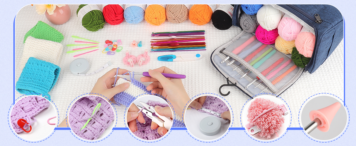 kids crochet kit for beginners