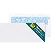 #10 Security Envelopes Self Seal 80 Pack - Windowless mailing Envelopes with Flip and Stick Closu...