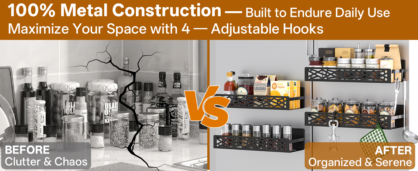 magnetic spice rack for refrigerator,magnetic fridge spice rack,spice rack organizer,magnetic shelf