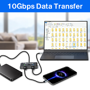 usb c switch usb c splitter thunderbolt switch usb c switcher 2 computers usb type c switch