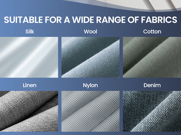 Suitable for a wide range of fabrics