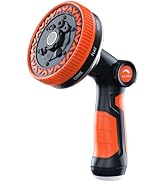Rosy Earth Garden Hose Nozzle, Heavy Duty Metal Water Hose Sprayer, 9cm/3.5" Ultra-Wide Garden Ho...