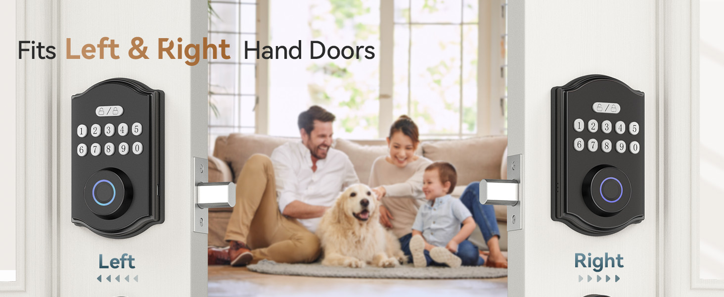 keyless entry door lock deadbolt