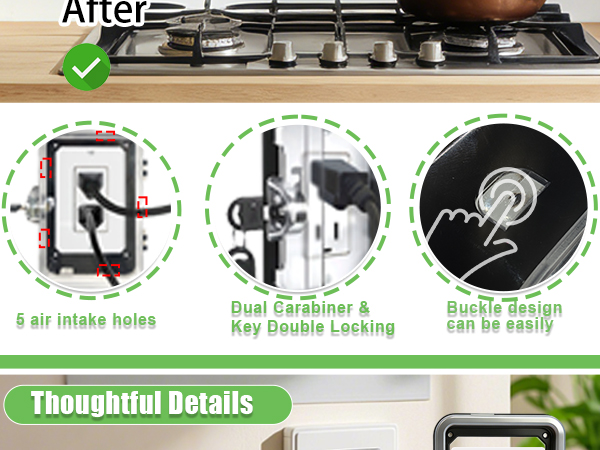 Child Proof Outlet Lock Box