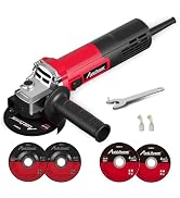 AVID POWER Angle Grinder 4-1/2 inch Electric Grinder Tools 750W 6.5 Amp Metal Grinder, 11500 RPM,...