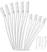 Mistfree Dermaplane Razor for Women Face, 10PCS Eyebrow Razors, Dermaplaning Tool with Storage Ca...