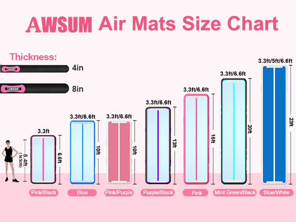 gymnastics air mat