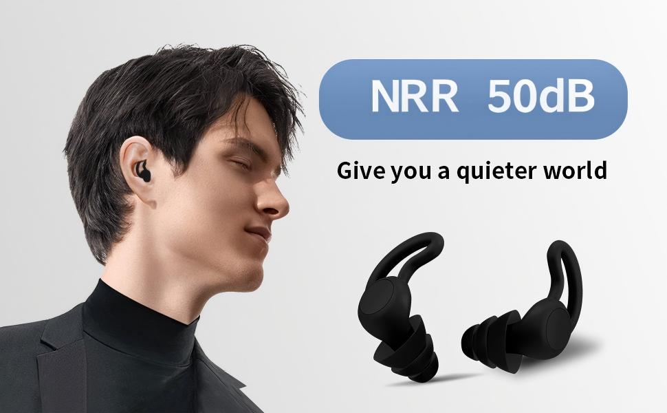 NRR 50dB noise reduction earplug