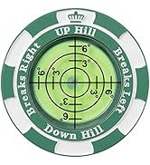 SlopeMaster ProGreen Reader - Golf Ball Marker with High Precision Green Reading Aid Golf Accesso...