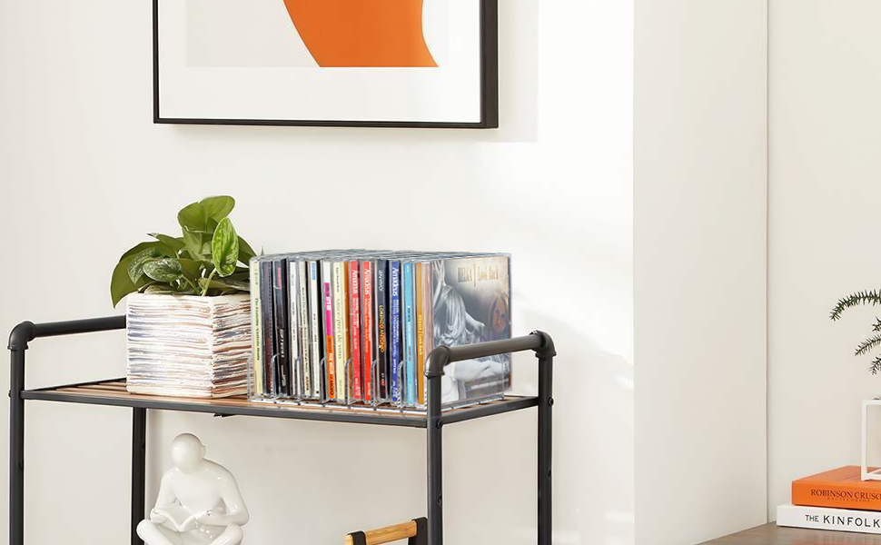 acrylic CD rack