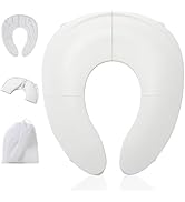 Funbliss Foldable Travel Potty Seat for Toddlers,Potty Training Toilet for Toddlers with Safety S...