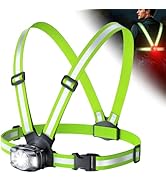 Dawinga Running Lights for Runners, 500 Lumens Running Light with 45° Adjustable Beam, Rechargeab...