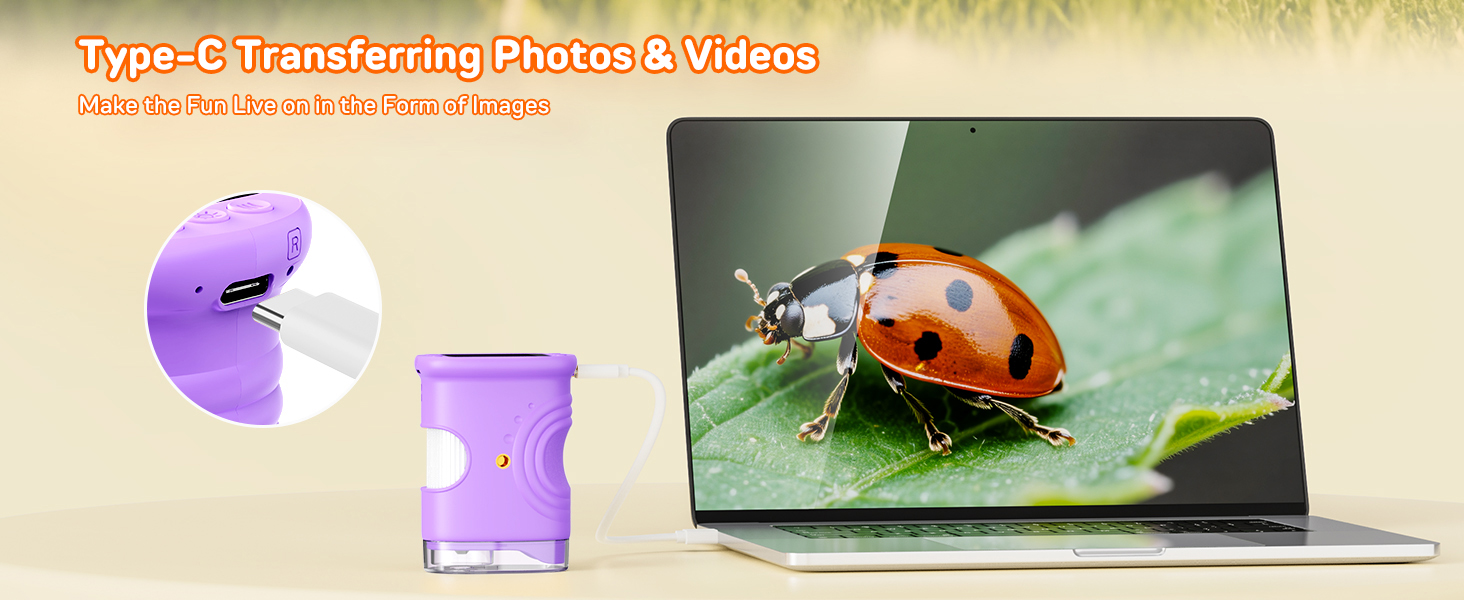 Handheld Digital Microscope for Kids