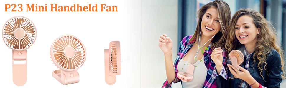 Portable P23 Mini Handheld Fan, Cool Gift for Hot Summer!