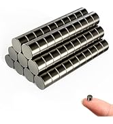 rhinocats 120pcs Small Round Magnets,5x3mm Mini Rare Earth Magnets,N35 Tiny Magnet for Crafts,Sup...
