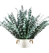 48 Pcs Large Dried Eucalyptus Stems - Natural Eucalyptus Branches for Shower Hanging, 17" Preserv...