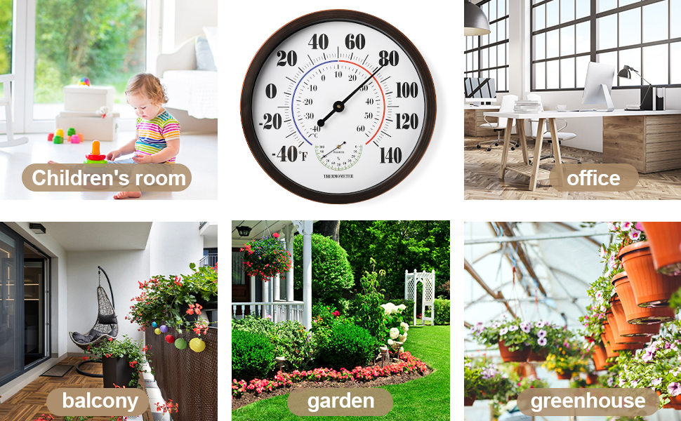 digital indoor outdoor thermometer indoor thermometer for home wall outside thermometer wireless