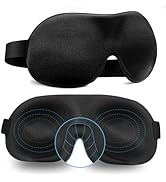 AMAZKER Sleep Mask Invisible Alar Deep Orbit 3D Eye Mask Ultra Lightweight & Comfortable Sleeping...