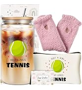Tennis Gifts for Women, Funny Inspirational Gifts for Tennis Lovers Players, Team Gift Set with G...