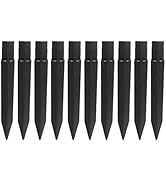 10pcs Plastic Ground Spikes, Solar Torch Lights, Stake Spikes Plug Replacement for Garden Lawn Light