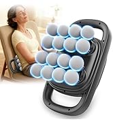 grnpeak 16 Head Massage Gun, Deep Tissue Percussion Massager with 99 Intensity Levels for Neck, B...