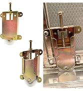 Sliding Mirror Door Rollers Assembly Fit Contractors Part #W8020C, 1-1/2" Nylon Concaved Wheels, ...