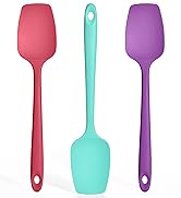 Ironberry Silicone Spoonula Set: 600ºF Heat Resistant Food Grade Cooking Baking Utensils, Kitchen...