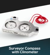 STEREN Multifunctional Surveyor Compass with Clinometer | Durable Aluminum Satellite Finder & Inc...