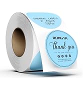 Rongta 2 Inch Circle Thermal Labels | Self-Adhesive Round Direct Thermal Sticker Label for Small ...