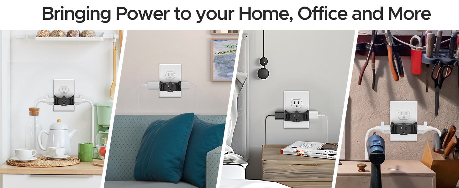 3 way outlet adapter