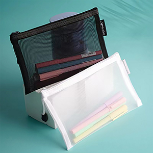 mesh zipper pouch bags