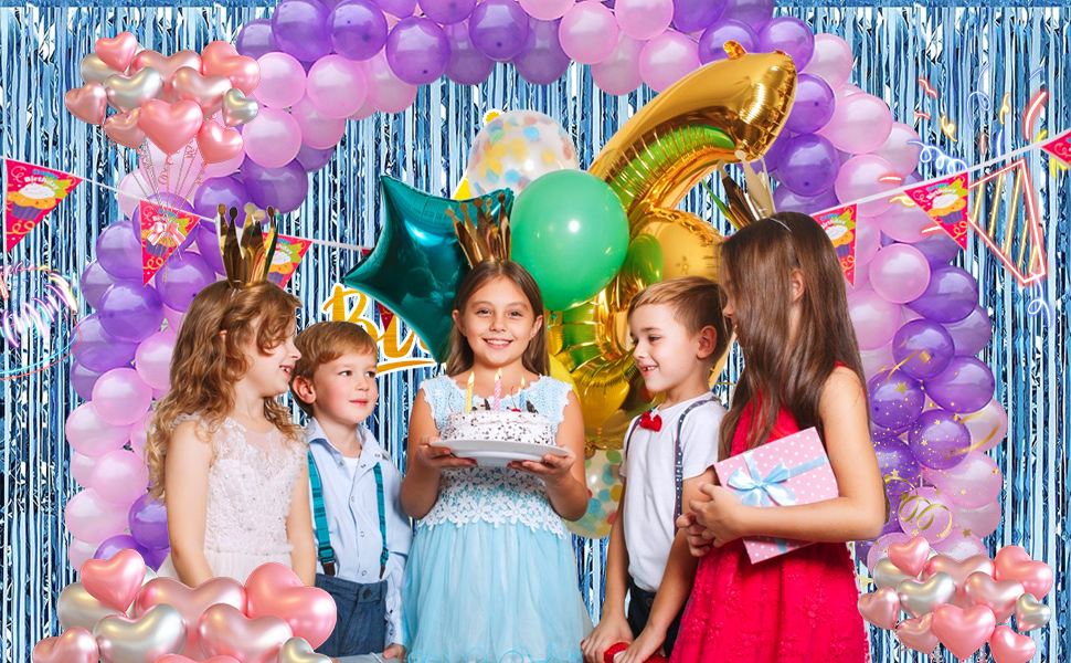 Tinsel Curtain Party Backdrop