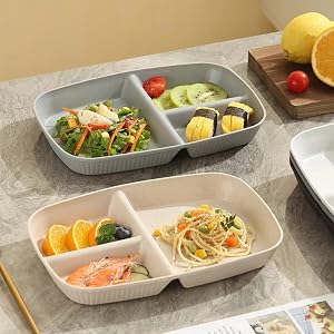 Unbreakable Divided Plates 11 Inch