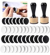 Briartw 46 Packs Mini Round Ink Blending Tool with Foams Set,2 Pcs Round Alcohol Ink Mini Applica...