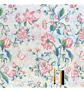 FINNEZ Window Privacy Film Stained Glass Pink Floral, 17.5? x 78.7? | Static Glue-Free Cling, UV ...