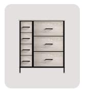 Sorbus Dresser with 7 Faux Wood Drawers - Storage Unit Organizer Chest for Clothes - Bedroom, Hal...